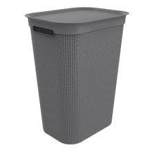 Kosz na pranie BRISEN, 50 l, antracytowy