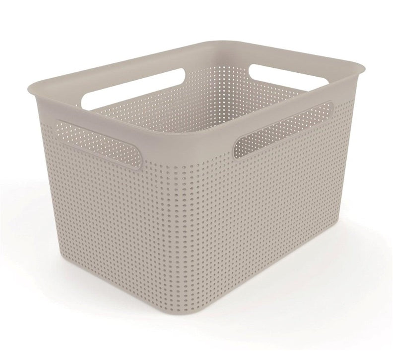 Storage Box ROTHO BRISEN, 16 l, beige, 36×26.2×21.1 cm