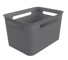 Daiktadėžė ROTHO BRISEN, 16 l, pilka, 36×26,2×21,1 cm