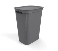 Kosz na pranie BRISEN, 50 l, antracytowy