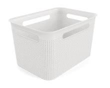 Storage box ROTHO BRISEN, 16 l, white, 36×26.2×21.1 cm