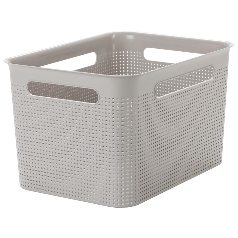 Storage Box ROTHO BRISEN, 16 l, beige, 36×26.2×21.1 cm