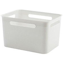 Storage box ROTHO BRISEN, 16 l, white, 36×26.2×21.1 cm