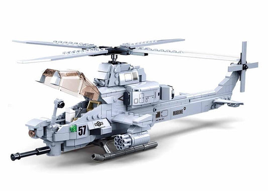 SLUBAN M38-B0838 Construction set, helicopter, 482 pieces