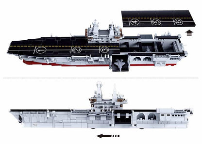 SLUBAN M38-B0699 Battleship building blocks, 1088 pieces