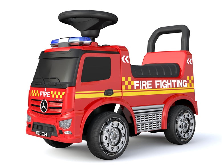 Jeździk-pchacz, straż pożarna Mercedes-Benz 657-f,