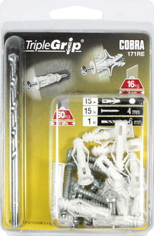 Screws for drywall, 4 x 29 mm, plastic, 15 pcs.