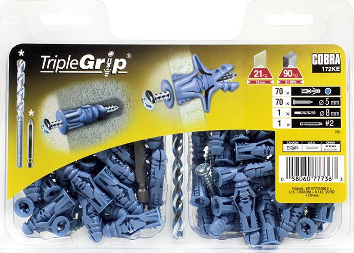 Įvarai GKP, 5 x 32 mm, plastikiniai, 70 vnt.