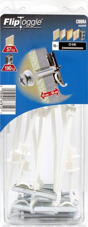 Wkręty GKP, FLIP, 5 x 77 mm, 10 szt.