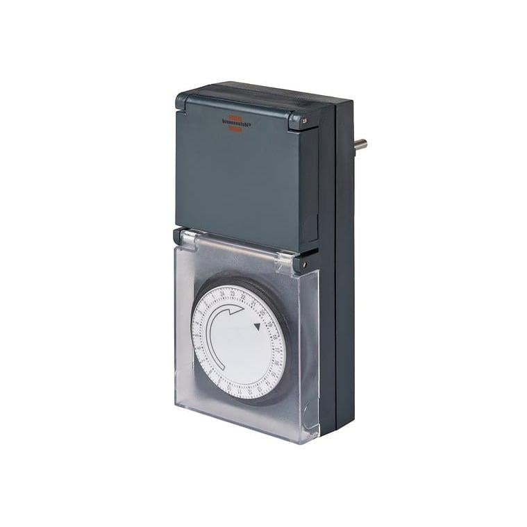 Regulator czasowy Brennenstuhl 1506460 MZ44, 24h IP44, szary