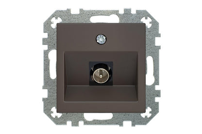 Antenna socket LIREGUS RETRO, brown