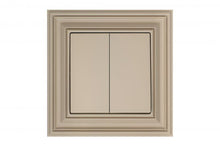 Switch LIREGUS RETRO, 2-gang, cream