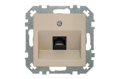 Computer socket LIREGUS RETRO, cream color