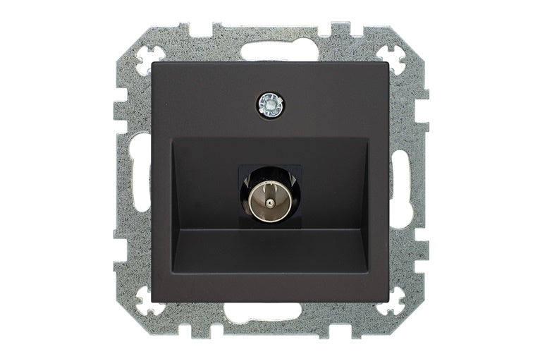 Antenna socket LIREGUS RETRO, black