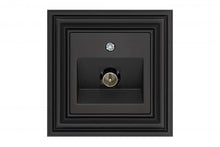 Antenna socket LIREGUS RETRO, black