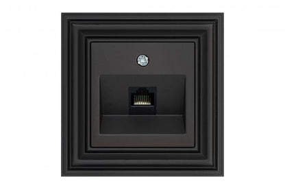 Computer socket LIREGUS RETRO, black