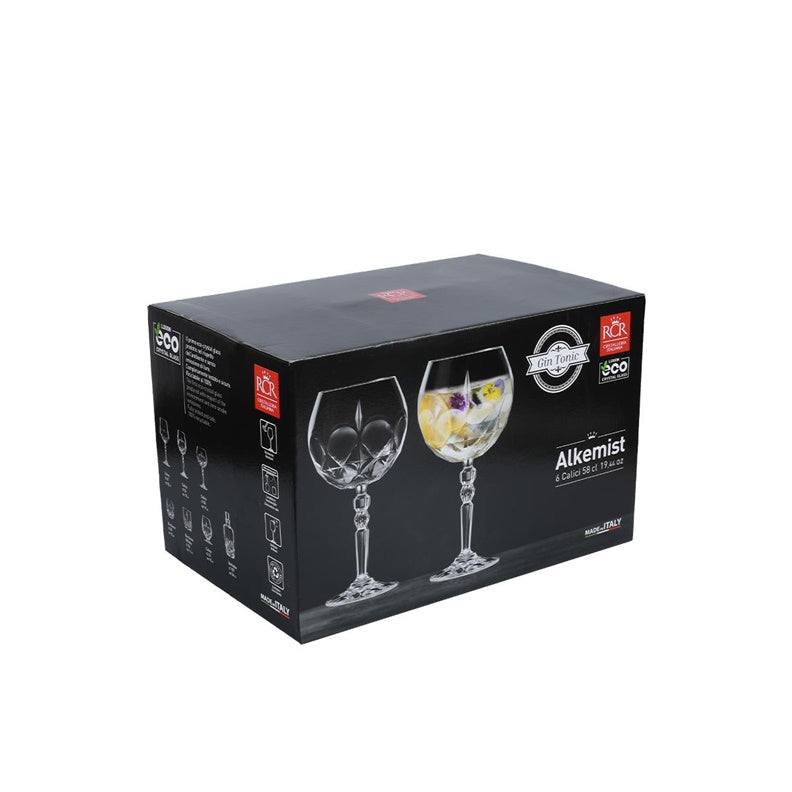 Cocktail Glasses RCR ALKEMIST, 580 ml, 6 pcs.