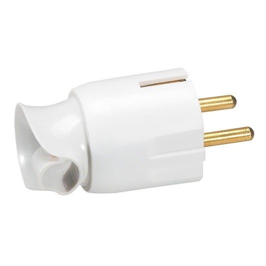 Kištukas kampu LEGRAND,16A, 230V, baltos spalvos