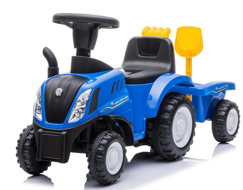 Traktorek-jeździk Baby Care New Holland 658T, niebieski