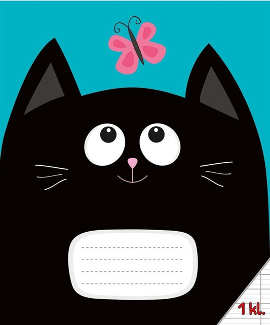Notebook for 1st grade, A5, 12 sheets, lined