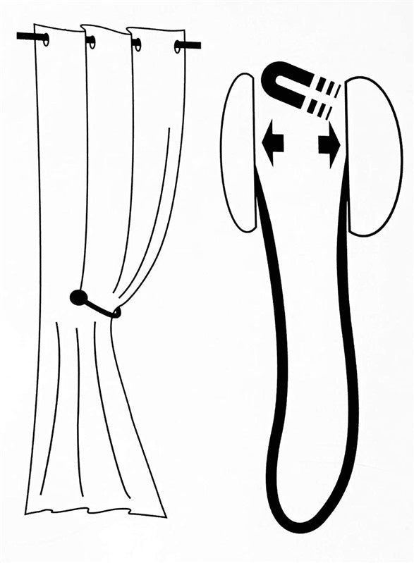 Curtain bracket No. 93, white