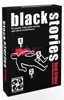 Gra planszowa BLACK STORIES: PRAWDZIWE ZBRODNIE, LT