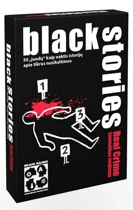 Gra planszowa BLACK STORIES: PRAWDZIWE ZBRODNIE, LT