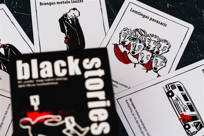 Gra planszowa BLACK STORIES: PRAWDZIWE ZBRODNIE, LT
