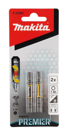Screwdriver bit Makita E-03361, 50 mm, 1/4", 2 pcs.