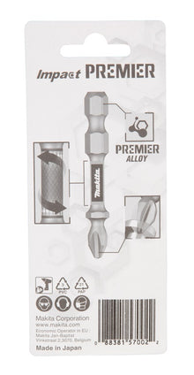 Screwdriver bit Makita E-03361, 50 mm, 1/4", 2 pcs.