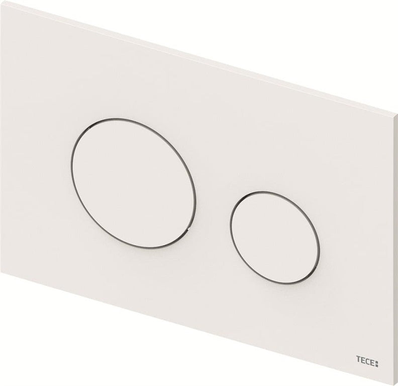 Flush plate WC 9240920 Loop white