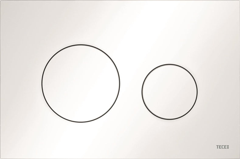 Flush plate WC 9240920 Loop white