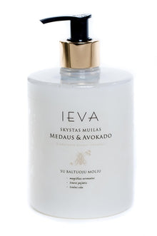 Ieva Liquid soap with honey and avocado scent, 500 ml.