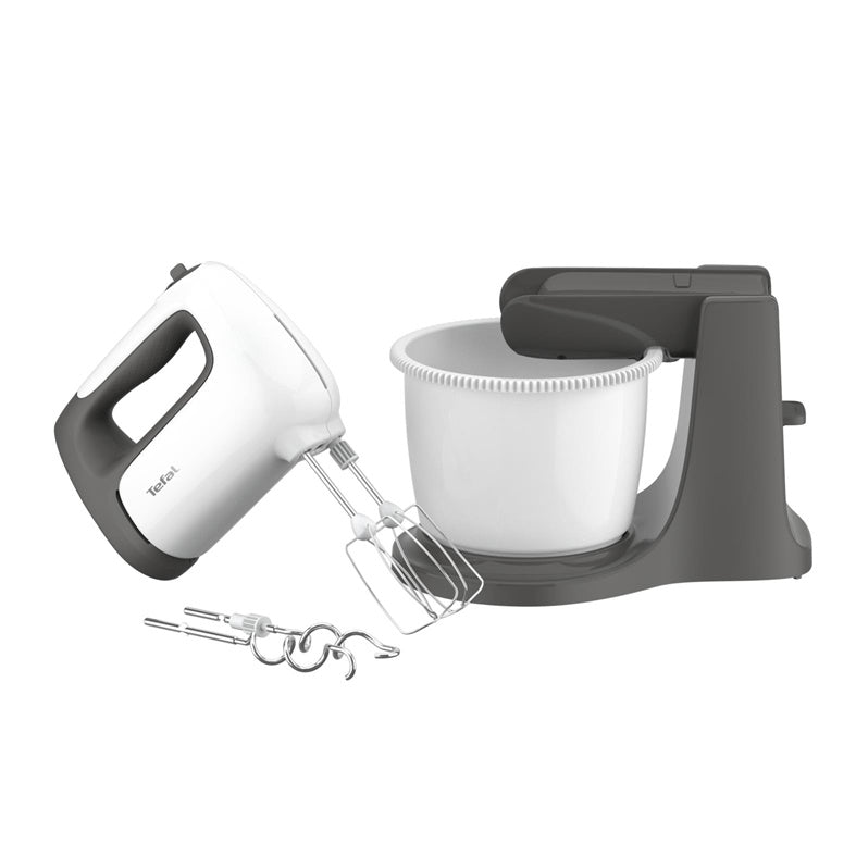 Plakiklis su dubeniu Tefal Prep'Mix+ HT464138, baltas/pilkas