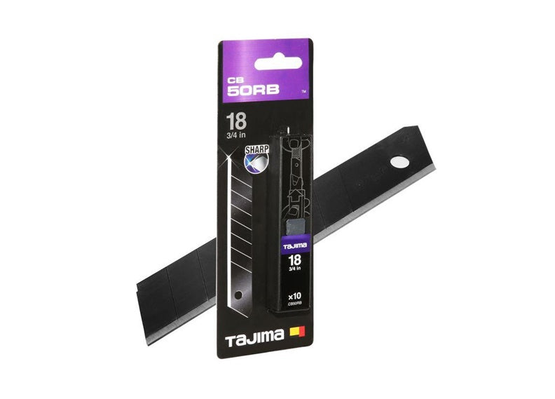 Snap-off blades TAJIMA CB50RB 18mm, 10 pcs.