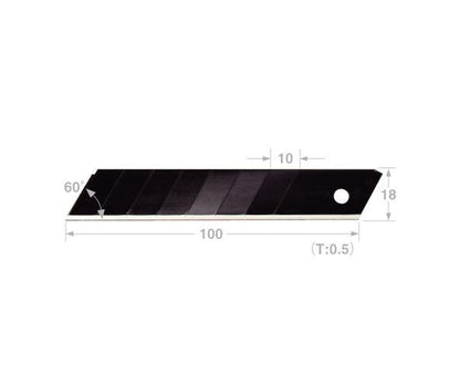 Snap-off blades TAJIMA CB50RB 18mm, 10 pcs.
