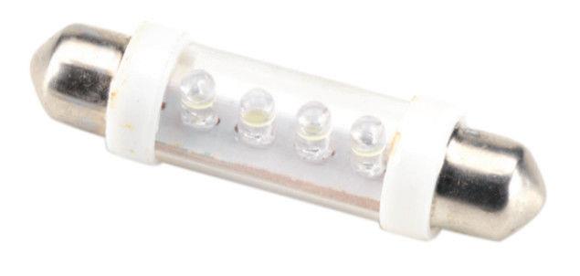 Lemtupės 4 baltų LED Torpedo, 2 vnt