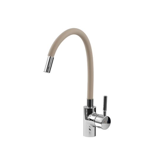 Ferro Zorba BZA4P Kitchen Mixer Tap, chrome/sand