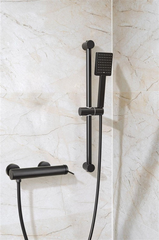 Shower Set Invena Patras AU-31-Z04-G, black