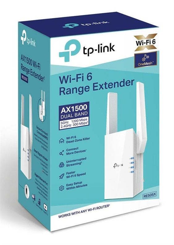Signalo stiprintuvas TP-Link AX1500 RE505X EU