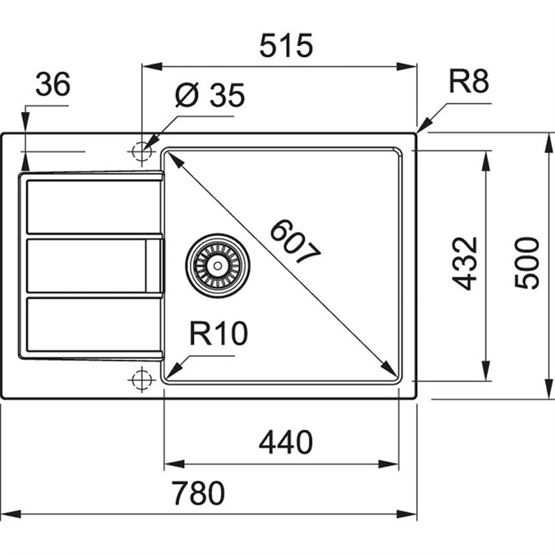 Zlewozmywak Franke Sirius 2.0 S2D 611-78 XL 143.0590.228 CZARNY