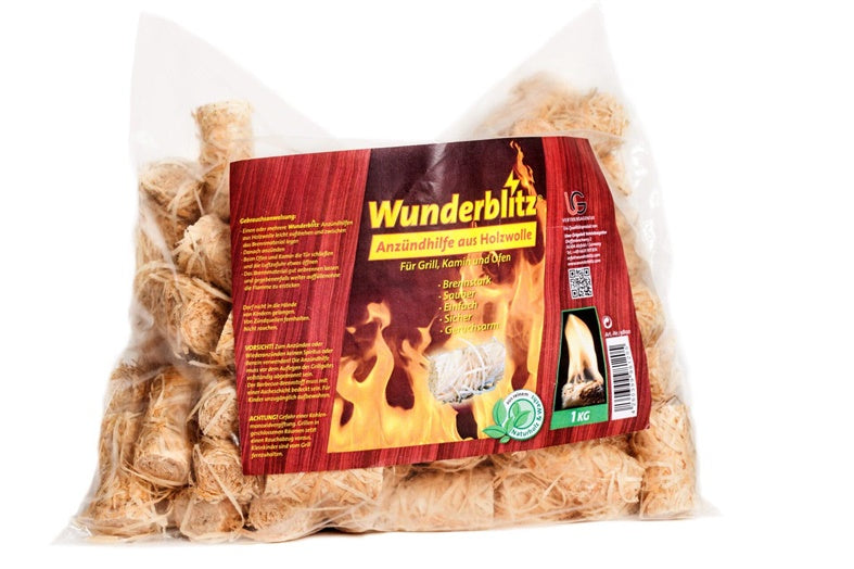 Wood wool firelighters, 1 kg