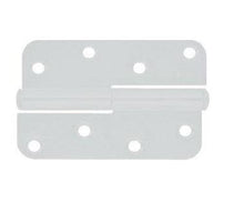 Hinge for doors Kurzemes, 11 cm, white