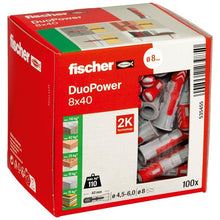 Kołek rozporowy Fischer DuoPower, 40 mm x 8 mm, 100 szt.
