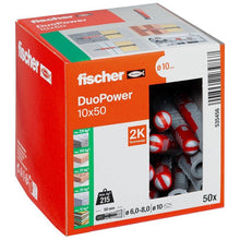Fischer DuoPower Plug, 50 mm x 10 mm, 50 pcs.