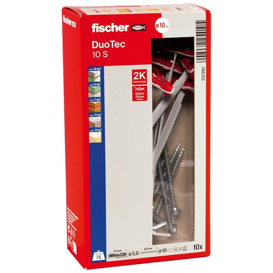 Fischer DuoTec Toggle Anchor, 39mm x 10mm, 10 pcs.