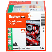 Fischer DuoPower Plug, 50 mm x 10 mm, 50 pcs.
