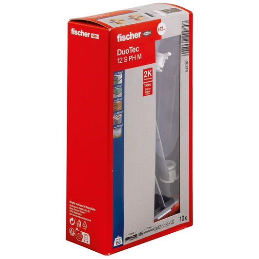 Fischer DuoTec Toggle Anchor, 46 mm x 12 mm, 10 pcs.