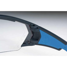 Uvex i-Works safety glasses, blue/grey