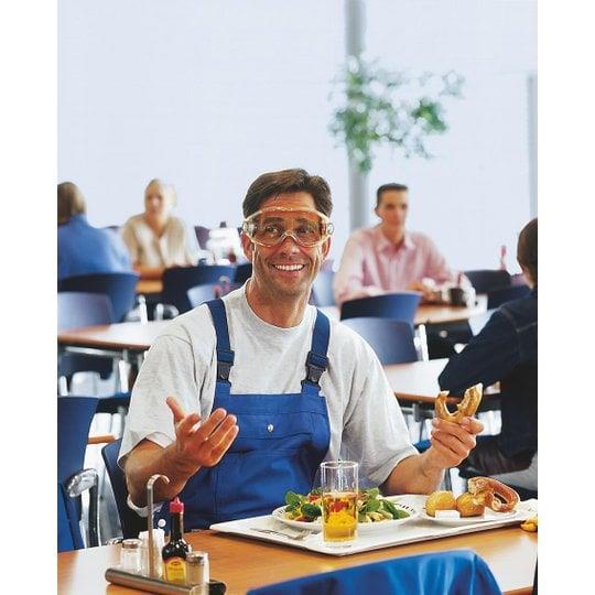 Uvex Ultrasonic safety goggles, orange